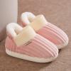 Baby Crochet Slippers Kids Pillow Warm Fuzzy House Slippers Thick Sole Fleece Cotton Soft Cozy Slip-On Plush Slides (Pink, 10 Toddler) view 2