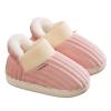 Baby Crochet Slippers Kids Pillow Warm Fuzzy House Slippers Thick Sole Fleece Cotton Soft Cozy Slip-On Plush Slides (Pink, 10 Toddler) view 3