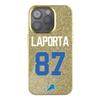 Keyscaper Sam LaPorta Gold Detroit Lions Bling iPhone Case view 1