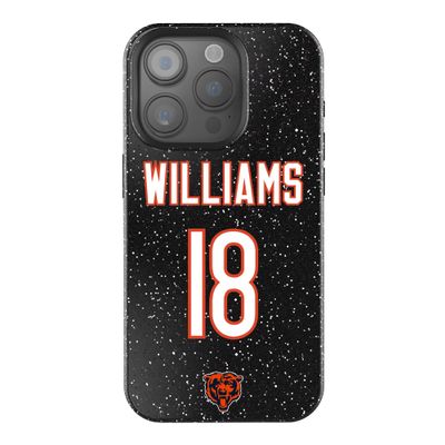 Keyscaper Caleb Williams Black Chicago Bears Bling iPhone Case