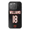 Keyscaper Caleb Williams Black Chicago Bears Bling iPhone Case view 1
