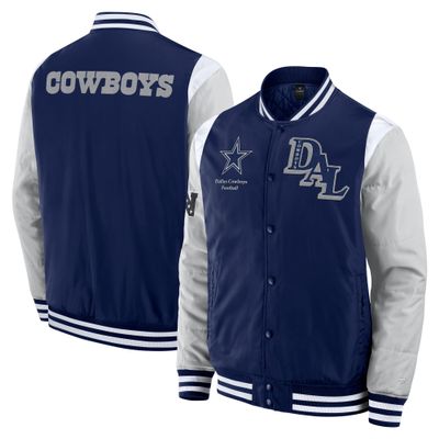 Fanatics Unisex Navy Dallas Cowboys Elements Elite Full-Snap Jacket