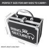 COSLANLEE Ring Bearer Briefcase Ring Security Gift Set, 6PCS with Badge, Bow Tie, Sun Glasses, Earpiece & Mission Card Special Agent Security for Wedding Proposal Outfit Cosplay view 3