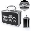 COSLANLEE Ring Bearer Briefcase Ring Security Gift Set, 6PCS with Badge, Bow Tie, Sun Glasses, Earpiece & Mission Card Special Agent Security for Wedding Proposal Outfit Cosplay view 4