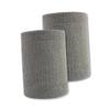 TOBBOMEY Gym Wrist Straps for Men Women Sports Wristband Hand Brace Wrist Guard Fitness Protective Cuff Grey view 2