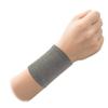 TOBBOMEY Gym Wrist Straps for Men Women Sports Wristband Hand Brace Wrist Guard Fitness Protective Cuff Grey view 4