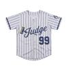 Youth New York 99 Baseball Jerseys Stitched Shirts Hip Hop Kids Uniforms for Xmas Party Gift (Gray,Large) view 4