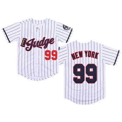 Youth New York 99 Baseball Jerseys Stitched Shirts Hip Hop Kids Uniforms for Xmas Party Gift (White,Large)