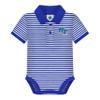 Creative Knitwear College Baby Striped Polo Bodysuit - Middle Tennessee State Blue Raiders Logo, Royal/White, for Boys & Girls, 12 Months view 1