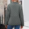 YRAETENM Quilted Jackets for Women Casual Lapel Button down Puffer coat barn Jacket Winter Lightweight Outerwear with Pockets view 4