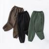 Boys High Waisted Baggy Sweatpants 2024 Fall Jogger Pants 2 Trendy Thermal ounge Trousers (Green, 12-13 Years) view 3