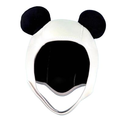 Lljsszr Scuba Dive Hood Swim Hat Neoprene Panda Cute Elastic to Keep Warm Surfing Cap Thermal Surfing Hood for Canoe Sailing Kayaking, S