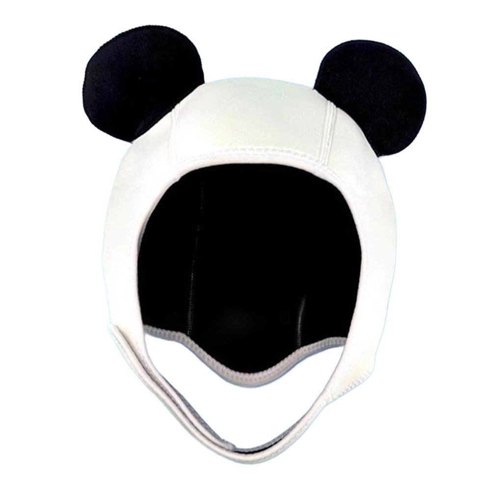 Lljsszr Scuba Dive Hood Swim Hat Neoprene Panda Cute Elastic to Keep Warm Surfing Cap Thermal Surfing Hood for Canoe Sailing Kayaking, S