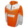 2Bhip NCAA Tennessee Vols Adult Half Zip Water-Resistant Windbreaker Hoodie Pullover Jacket with Front Pocket view 1
