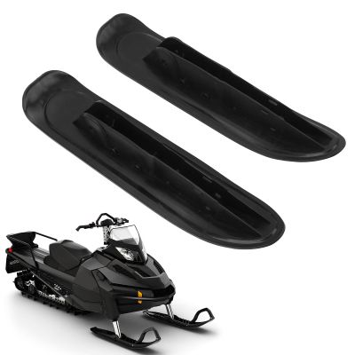 1 Pair of Snow Scooter Ski Sled, Winter Sledge Board Attachment, Ski Skate Board Front Sled Conversion Kit for Snowmobile ATV Kart Balance Bike Ski Scooter Accessories