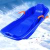 Happy Children's Sledding, Winter Tandem Sledges, Sledges with Brakes and Pull Ropes, Plastic High Back Sledges view 3