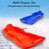 Happy Children's Sledding, Winter Tandem Sledges, Sledges with Brakes and Pull Ropes, Plastic High Back Sledges view 4