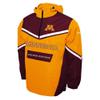 2Bhip NCAA Minnesota Golden Gophers Adult Half Zip Water-resistant Windbreaker Hoodie Pullover With Pocket view 1