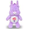 Care Bears Share Bear Plushie Set - Bundle of 17" Share Bear Plush Backpack Doll with Carrying Straps Plus Stickers, More | Care Bears Stuffed Animal view 2