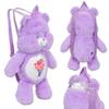 Care Bears Share Bear Plushie Set - Bundle of 17" Share Bear Plush Backpack Doll with Carrying Straps Plus Stickers, More | Care Bears Stuffed Animal view 3