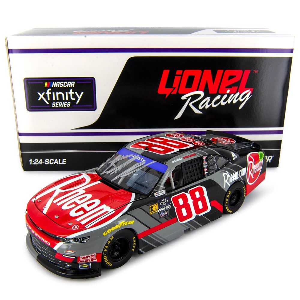 Lionel Racing Bubba Pollard Autographed 2024 Rheem Xfinity Series Diecast Car Hand Signed 1:24 Scale
