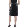 DKNY Petite Faux Leather Mixed Media Pencil Skirt Black 10P view 2