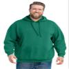 KingSize Men's Big & Tall Ultra-Comfort Fleece Pullover - 7XL, Deep Emerald view 1