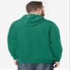 KingSize Men's Big & Tall Ultra-Comfort Fleece Pullover - 7XL, Deep Emerald view 2