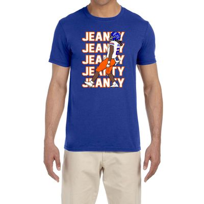 Blue Ashton Jeanty Text Pic T-Shirt Youth XL
