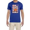 Blue Ashton Jeanty Text Pic T-Shirt Youth XL view 1