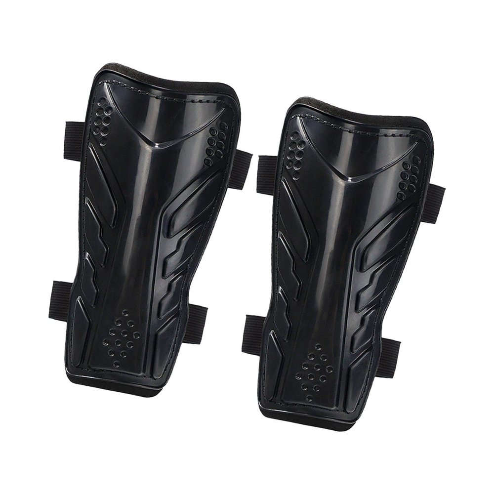 Lljsszr 1 Pair of Soccer Shin Guards, Football Straps, Gear, Calf Sleeves, Shin Guards for Basketball and Cycling, Black