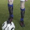 Lljsszr 1 Pair of Soccer Shin Guards, Football Straps, Gear, Calf Sleeves, Shin Guards for Basketball and Cycling, Black view 2