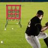 9 Hole Pitching Net, 9 Hole Baseball Pitching Net with Pitching Target Pockets, Adjustable Height 9 Hole Pitching Pocket Net with Pitcher Training Equipment for Baseball Practice, 27.5 x 27.5in view 3