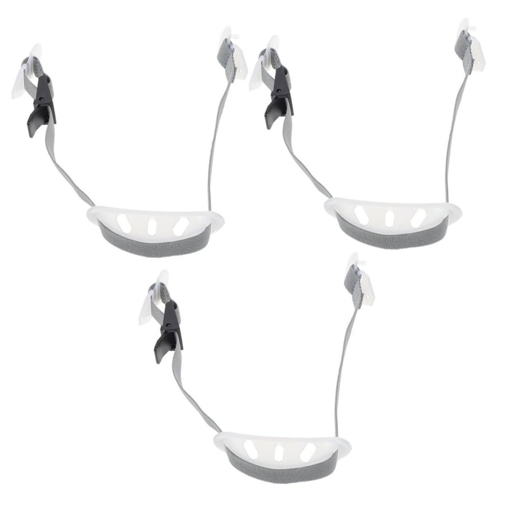 PLAFOPE 3pcs Adjustable Helmet Chin Straps for Hard Hats Lightweight Protective Straps Easy Installation for Construction Workers Fit and Stable Design