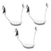 PLAFOPE 3pcs Adjustable Helmet Chin Straps for Hard Hats Lightweight Protective Straps Easy Installation for Construction Workers Fit and Stable Design