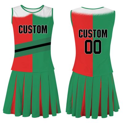 Personalized Cheerleader Uniform Custom Cheerleading Outfit Design Your Own Cheer Uniform Cheer Dress for Women (Color13)