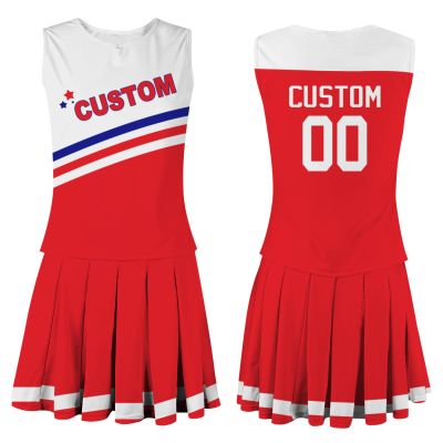 Personalized Cheerleader Uniform Custom Cheerleading Outfit Design Your Own Cheer Uniform Cheer Dress for Women (Color25)