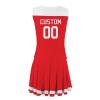 Personalized Cheerleader Uniform Custom Cheerleading Outfit Design Your Own Cheer Uniform Cheer Dress for Women (Color25) view 3