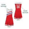 Personalized Cheerleader Uniform Custom Cheerleading Outfit Design Your Own Cheer Uniform Cheer Dress for Women (Color25) view 4