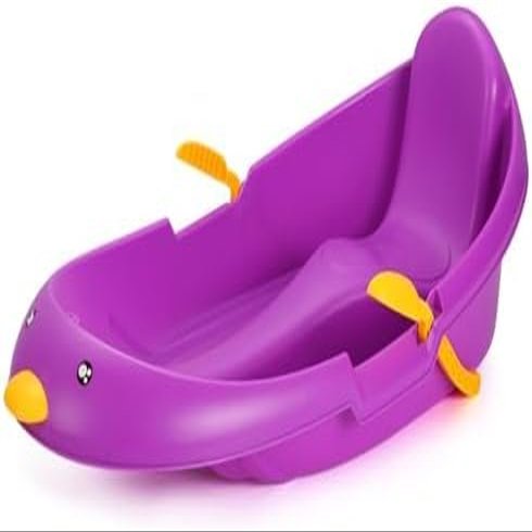 Snow Sleds Plastic Snow Sled -Thickened Wear-Resistant Sledge, Children's Snowboard Sledge, Plastic Sledge, Adult Sledge with Backrest