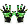 AMYESE Youth Baseball Softball Batting Gloves - Green Bull Sport Baseball Gloves, Breathable Stretchy Firm Grip Softball Glove for Batting Cage Practice Games view 1