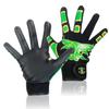 AMYESE Youth Baseball Softball Batting Gloves - Green Bull Sport Baseball Gloves, Breathable Stretchy Firm Grip Softball Glove for Batting Cage Practice Games view 2