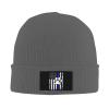 Thin Blue Line K9 Dog Paw USA Flag Beanies Hats Men Women Cuffed Knit Hat Winter Warm Beanie Skull Cap view 2