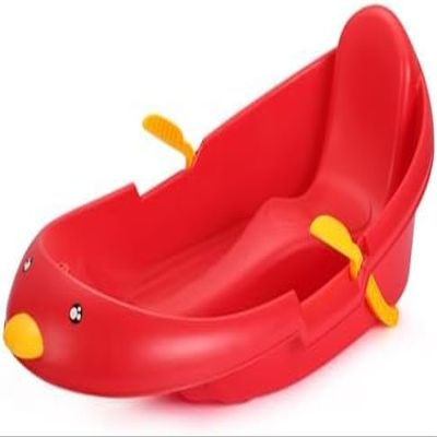 Snow Sleds Plastic Snow Sled -Thickened Wear-Resistant Sledge, Children's Snowboard Sledge, Plastic Sledge, Adult Sledge with Backrest