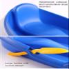 Snow Sleds Plastic Snow Sled for Kids and Adult,Flexible Kids Toddler Plastic Toboggan Snow Sled with Pull Rope Brakes Seat Handles Lightweight for Ice Grass Sand Beach Skiing,Purple view 3