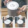 Camping Rice Cooker over the Fire, Outdoor Cookware Cooking Accessory Cookware Rice Cooker for Camping, Hiking, Camping Gear view 3