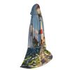 FJRFGbkJKN Hooded Cloak Unisex Adults Hooded Cape Halloween Hooded Robe Lighthouse Halloween Cloak for Men Women view 3