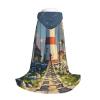 FJRFGbkJKN Hooded Cloak Unisex Adults Hooded Cape Halloween Hooded Robe Lighthouse Halloween Cloak for Men Women view 4
