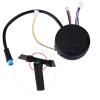 Enlybee Electric Scooter Circuit Board Dashboard with Cover Nine bot ES1 ES2 ES4 Compact Size and Lightweight Easy to Instal Lid Black view 4