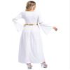 Lejafay Women's Greek God Dress Costume Greece Toga Cosplay Dress Robe Praise Dance Dress Gown Purple XX-Large view 2
